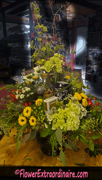 custom-made gourmet gift baskets and floral arrangements delivered